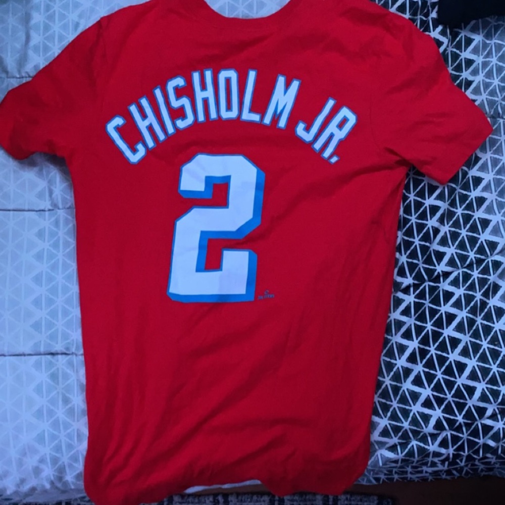 Jazz Chisolm Marlins Alternate Jersey Men’s small